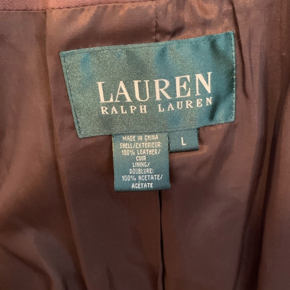 Ralph Lauren Leather Jacket - Picture 4 of 4